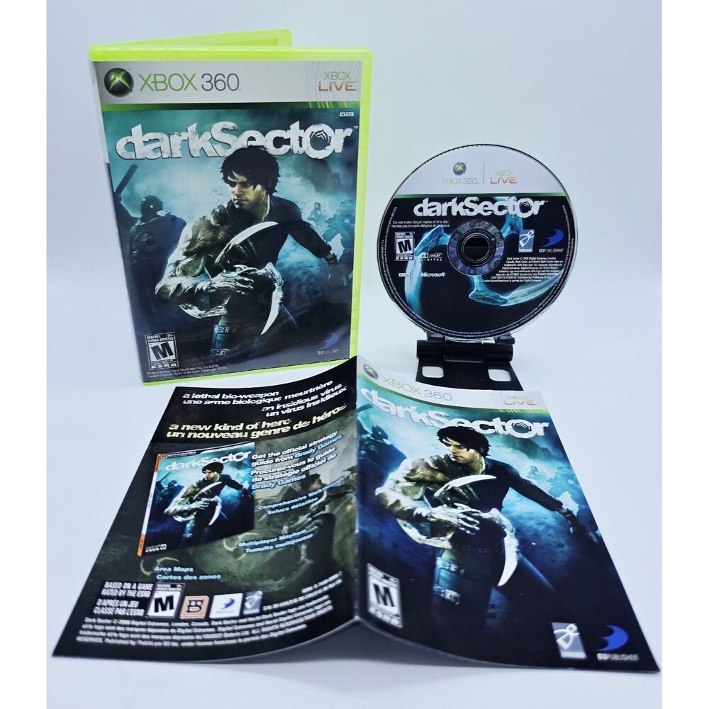 Dark Sector Xbox 360 CIB Complete In Box Tested Microsoft Action Game